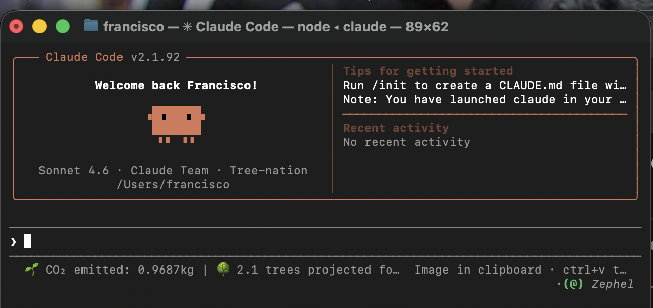 Custom Claude Code status line illustration based on the terminal screenshot from this post